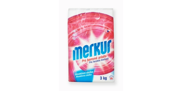 Merkur prací prášek na barevné prádlo 3 kg - 60 PD                                                                                                                                                                                                        